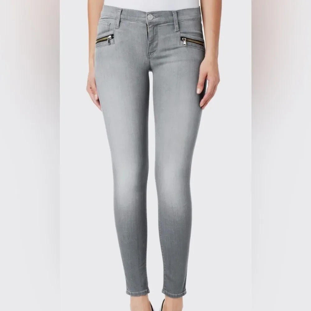 Hudson Spark Super Skinny Gray Jeans Size 30